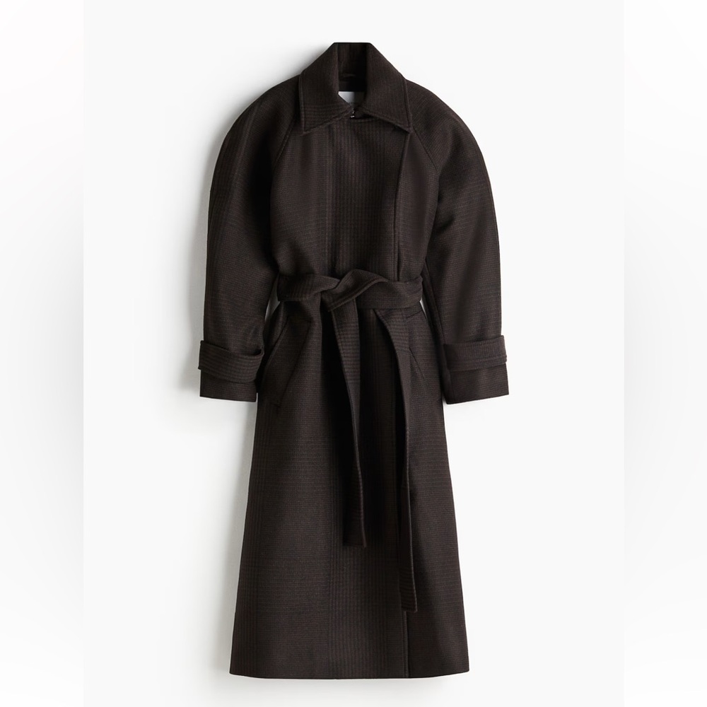 H&M Black Long Coat - Picture 4 of 9
